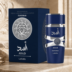 lattafa asad zanzibar eau de parfum spray 3.4 oz / 100 ml