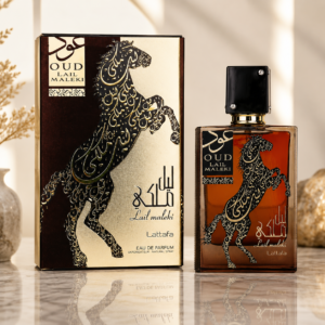 lattafa oud lail maleki eau de parfum spray 3.4 oz