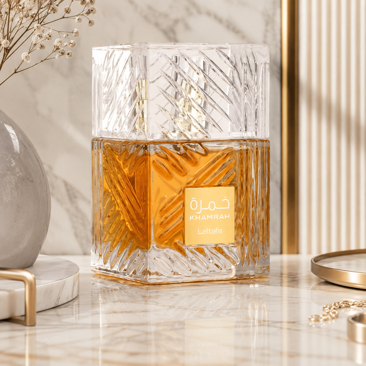 lattafa khamrah eau de parfum spray 3.4 oz lattafa khamrah eau de parfum spray 3.4 oz