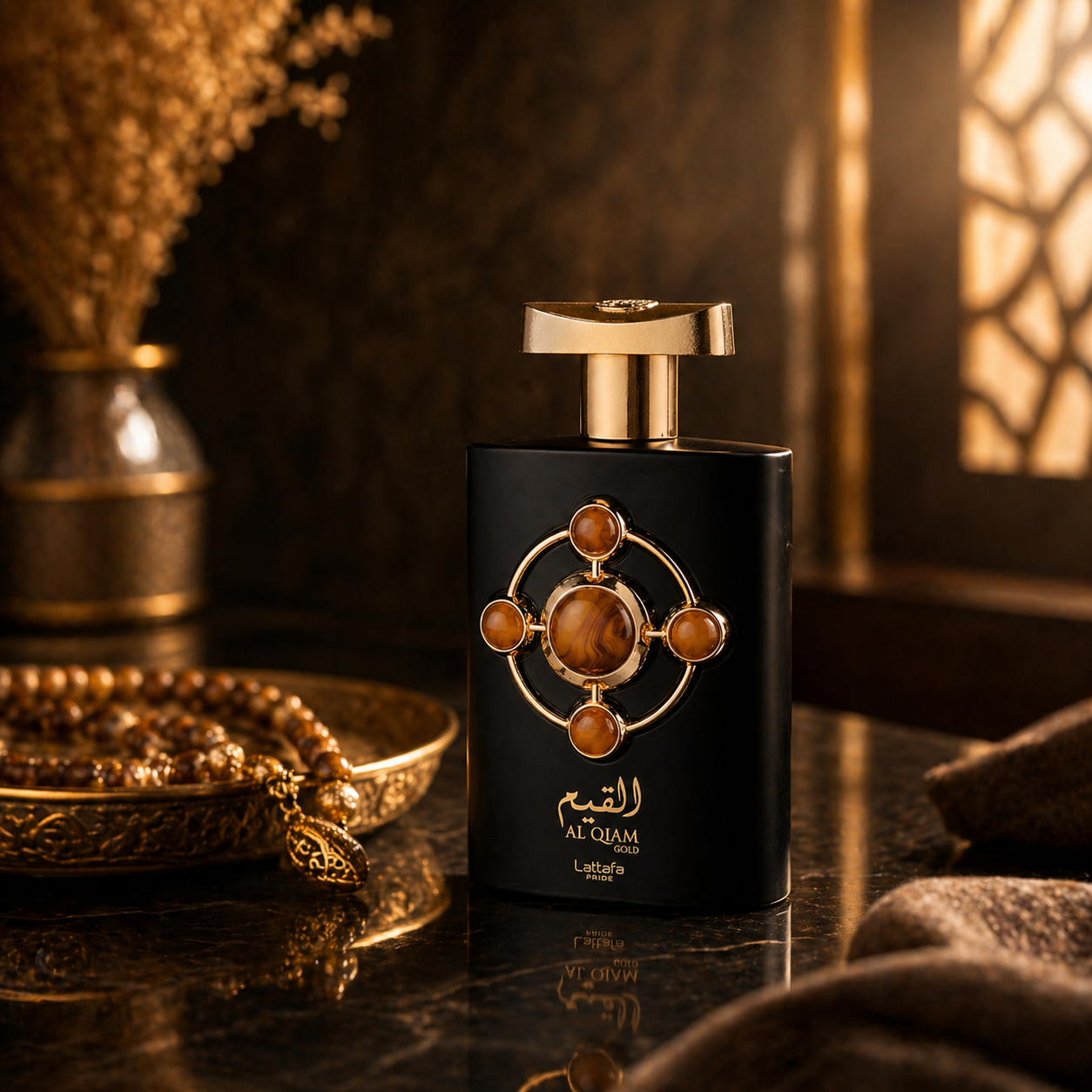 lattafa pride al qiam gold eau de parfum spray 3.4 oz / 100 ml lattafa pride al qiam gold eau de parfum spray 3.4 oz / 100 ml