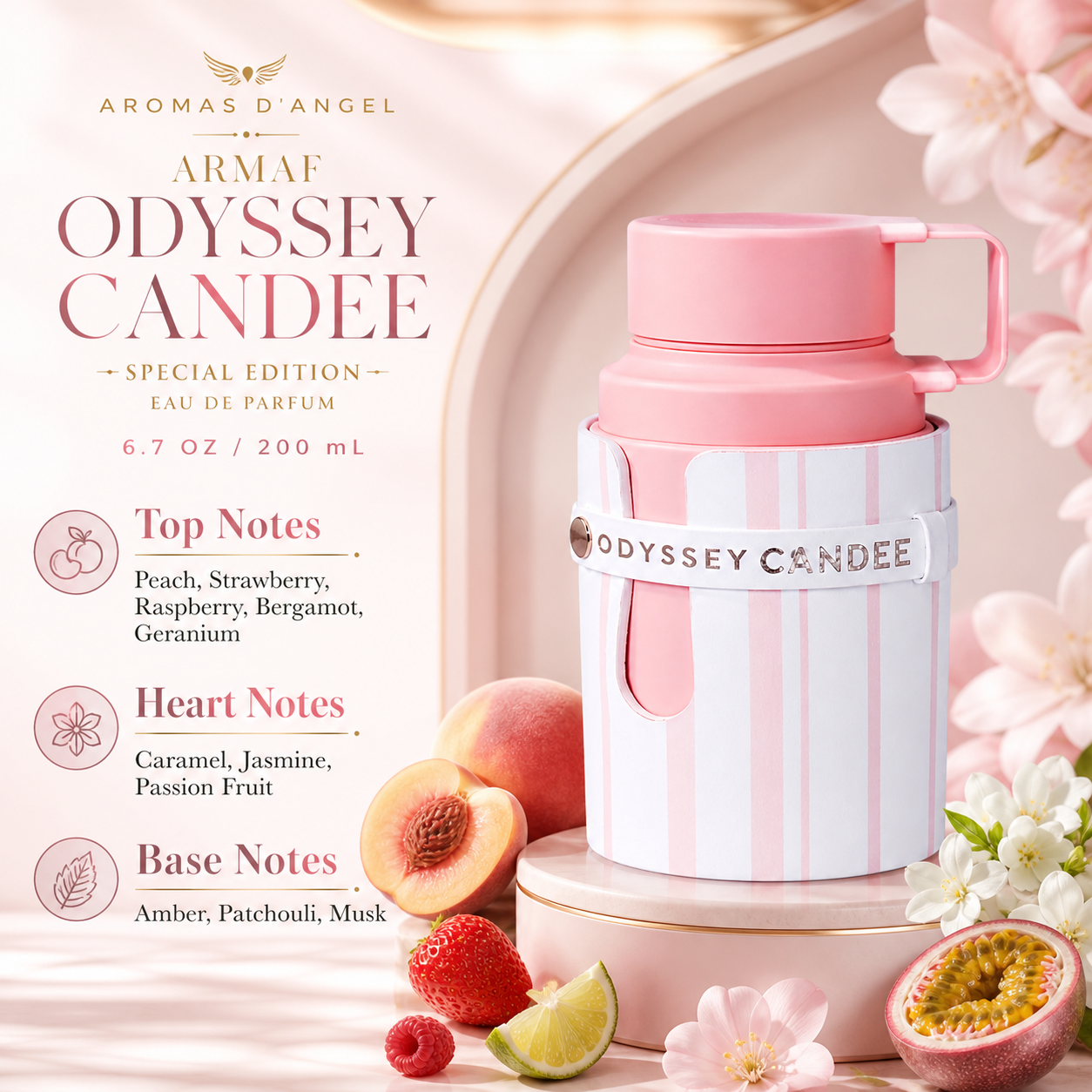 armaf odyssey candee special edition eau de parfum spray 6.7 oz / 200 ml armaf odyssey candee special edition eau de parfum spray 6.7 oz / 200 ml